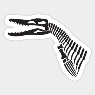 Kronosaurus skeleton Sticker